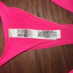 PINK - Victoria's Secret XS PINK  twist front sports bra neon pink Photo 1
