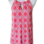 Cabana Life Womens Dress Athletic Golf Colorful Stretchy Pink Size Medium UPF 50 Photo 0
