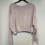 Aerie Purple offline cinched bottom long sleeve Photo 4