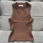 Dissh  Tank Top Ribbed Cropped Photo 0
