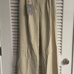 Amazon Cream Tailored High-Waisted Trousers Photo 0