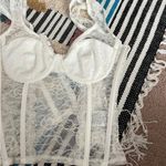 Edikted  small white corset top Photo 2