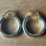 Small chunky hoops Gold Photo 0