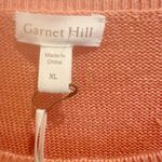 Garnet Hill  Haiku Linen Sweater NWT size XL Knit Tee 100% Linen Photo 3