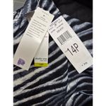 Studio One NWT  Maxi Dress Mixed Animal Print Beaded Necklace Strap Sz 14 P Photo 6