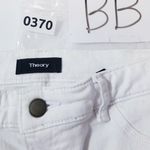 Theory White Dracie Fresh Denim High Rise Photo 12