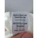 Marine layer Women's  White Lexi Rib Knit Small Photo 3