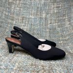 Walking Cradles Women's Jolly Dress Pump in Black Micro Size 8.5 Photo 4