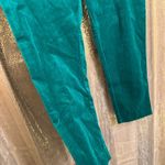 Vineyard Vines Womens Kelly Green Velour Velvet Cropped Pants Size 12 NWT Photo 4