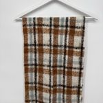 A New Day Multicolor Fuzzy Plaid Fringe Long Scarf Winter Polyester Photo 1