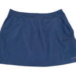 Orvis Womens Pull On Lightweight Moisture Wicking Skort Skirt Blue Size XL Photo 0
