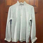 Orvis  1/4 Zip Heather Gray Sweater Size XL Photo 1