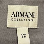 Armani Collezioni Light Gray 100% Wool Wide leg pants Size 12 Photo 10