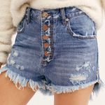 One Teaspoon Outlaws Shorts in Royal Photo 0
