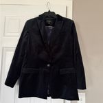 J.Crew  Black Velvet Blazer Jacket Holiday Event Classic Photo 5