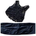 Beach Riot  Bikini Bandeau Top & Lace Tank Combo‎ Photo 0