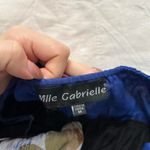 Y2K Blue and brown floral maxi dress spaghetti straps and back tie Size medium Photo 1