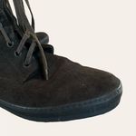 Tod's Tod’s Stivaletto Women’s Gommini Dark Brown Suede Lace Up Combat Boots 8.5 Photo 5