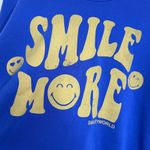 Grayson Threads Smiley World Smile More Oversized Sweatshirt Top Size XXL Photo 2