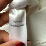 Faherty Arlie Day White Linen Blend Joggers Size L Beach Coastal Relaxed Fit Photo 3