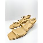 Caslon  Sandals Womens Size 8 Tan Leather Paola Wedges‎ Photo 1