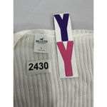 Hollister Womans Holister Large White Pullover Criss-cross Cropped Sweater V Neck Photo 2