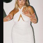 Princess Polly Feel Good White Halter Underwire Bodycon Mini Dress 0 Photo 8