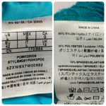 Guess Teal Lace Cap Sleeve V-Neck Top Photo 9