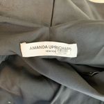 Amanda Uprichard Black Faux Leather V-Neck Cami Top Size Small Photo 5