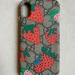 Gucci GG iPhone X/XS Strawberry Phone Case Photo 1