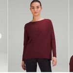 Lululemon New With Tags  Back in Action Long Sleeve *Nulu Sz 8 Photo 2