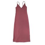 Abercrombie & Fitch  Soft Collection Ribbed Seamless Side Slit Midi Dress Photo 1