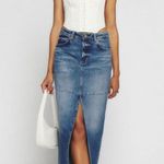 Reformation Tazz Maxi Denim Skirt Photo 0