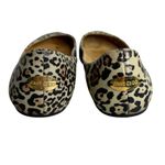 Jimmy Choo  Witty Leopard Print Shimmer Square Toe Ballet Flats Photo 5