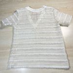 Waverly Grey White Crochet Fringe V Photo 9