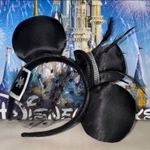 Disney parks Jack Skellington top hat & veil Minnie Mouse ears Photo 3