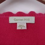 Garnet Hill  Pink Cashmere Waterfall Cardigan Sweater Size S Photo 2