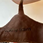 Madden Girl Steve Womens 8.5M Faux Leather Beaded Back strap Thong Sandals Boho Photo 3