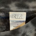 Freeze Blue Crop Sweatshirt Waiting for the Weekend Graphic Loungewear Y2K Size L Photo 3