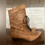 Durango  Women's Brown Leather Lace Up Western Prairie Ankle Boot Size US 7 Photo 1