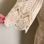 Polagram  Ivory Cream Lace Crochet Dress Roolee Photo 3