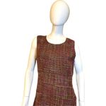 Talbots  Plaid Tweed Sleeveless Dress Jumper Size 12 Petite Photo 9