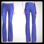 Joie  Ravine Mid Rise Flare Jeans: Dark Wash Photo 1