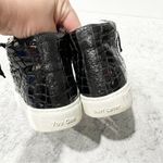 P448 Women's Fantasy Glitter Croc Embossed High Top Sneakers Black 37 US 7 Photo 8