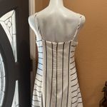 Ellison  beige striped spaghetti strap dress Photo 5