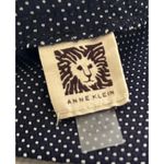 Anne Klein Size 6 Blue & White Polka Dot Shorts Elastic Waist Photo 4