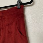 Forever 21 Dark Red Faux Suede Mini Skirt Size Small Photo 1