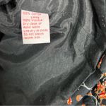 Snak Blazer Womens 10 Black Red Floral Quilted 100% Cotton Boho Indie Artisan Photo 5