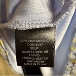 Altar'd State  Puff Sleeve Babydoll Blue Floral Square Neck Mini Dress XL EUC Photo 8