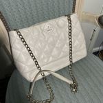Kate Spade White Quilted Chain Shoulder Bag Photo 2